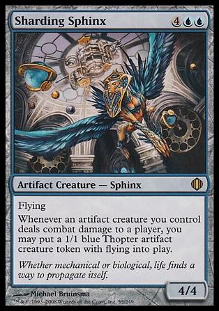 Magic the Gathering: Shards of Alara (Base Set) card 55 Sharding Sphinx