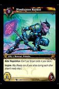 World of Warcraft: March of the Legion (Base Set) card 222 Vindicator Kaldel