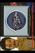 Star Wars Galactic Files (Patch Subset) card PR-27 Millennium Falcon Pilots: Gold Leader Lando....