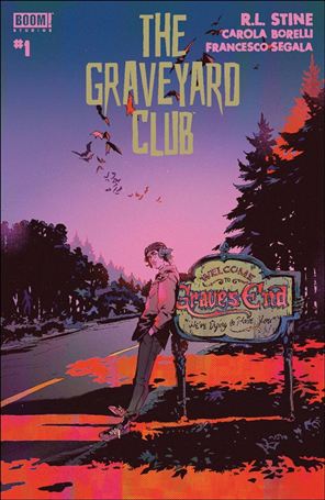 Graveyard Club issue 1-B A.L. Kaplan Cover