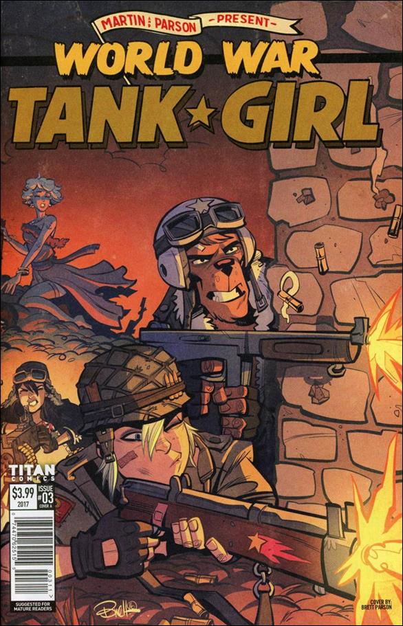 World War Tank Girl issue 3 Brett Parson Cover