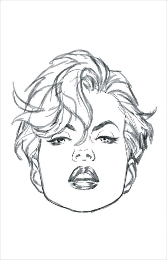 Daredevil (2023) issue 7-D Mark Brooks 1:50 Headshot Sketch Virgin Cover