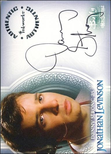 Buffy the Vampire Slayer: Men of Sunnydale (Autograph Subset) card A6 Danny Strong as Jonathan Levinson