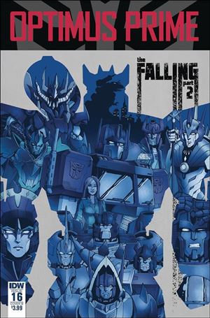 Optimus Prime issue 16-B Casey Coller Cover