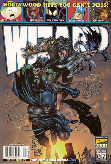 Wizard: The Comics Magazine issue 93-B Marc Silvestri Batman & Darkness Cover