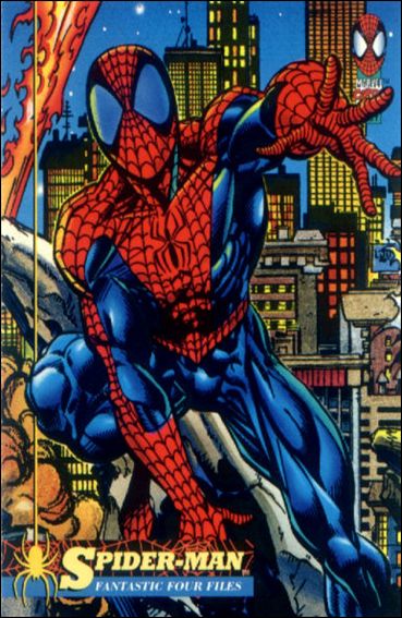 Amazing Spider-Man (Base Set) card 41 Spider-Man (Fantastic Four Files)