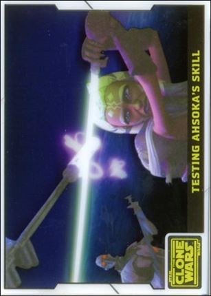 Star Wars: The Clone Wars (Animation Cel Subset) card 5 Testing Ahsoka's Skill