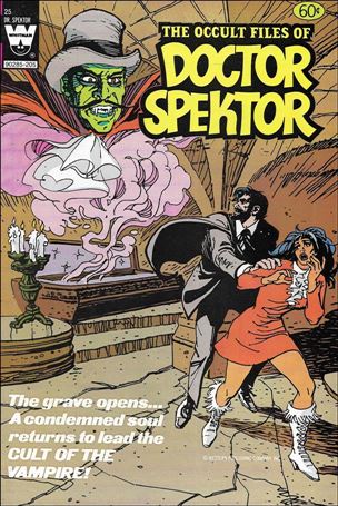 Occult Files of Dr. Spektor issue 25-B White Whitman Logo