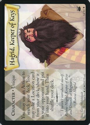 Harry Potter: Diagon Alley (Base Set) card 14 Hagrid, Keeper of Keys