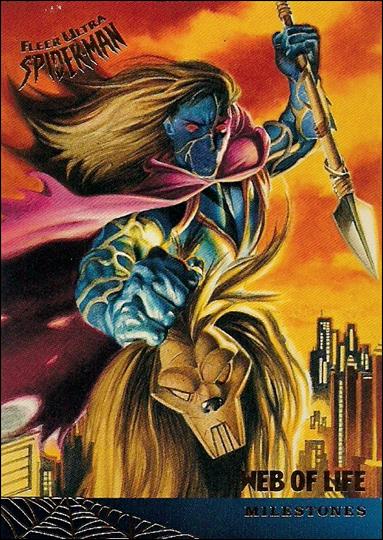 Fleer Ultra Spider-Man (Base Set) card 95 Web of Life