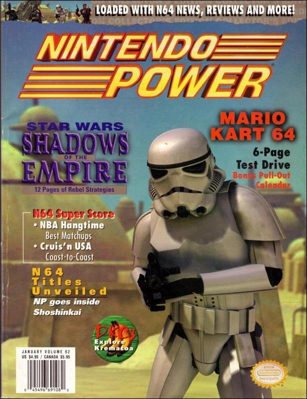 Nintendo Power issue 92 Stormtrooper Cover