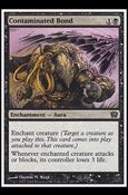 Magic the Gathering: 9th Edition (Base Set) card 120 Contaminated Bond