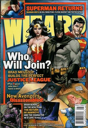 Wizard: The Magazine of Comics, Entertainment and Pop Culture issue 178-B Michael Turner JLA Cover