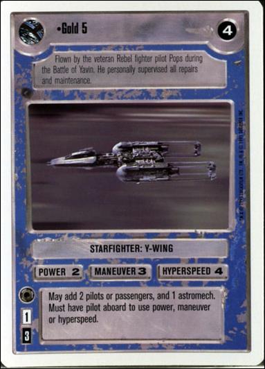 Star Wars: Premiere Unlimited (Base Set) card 304 Gold 5