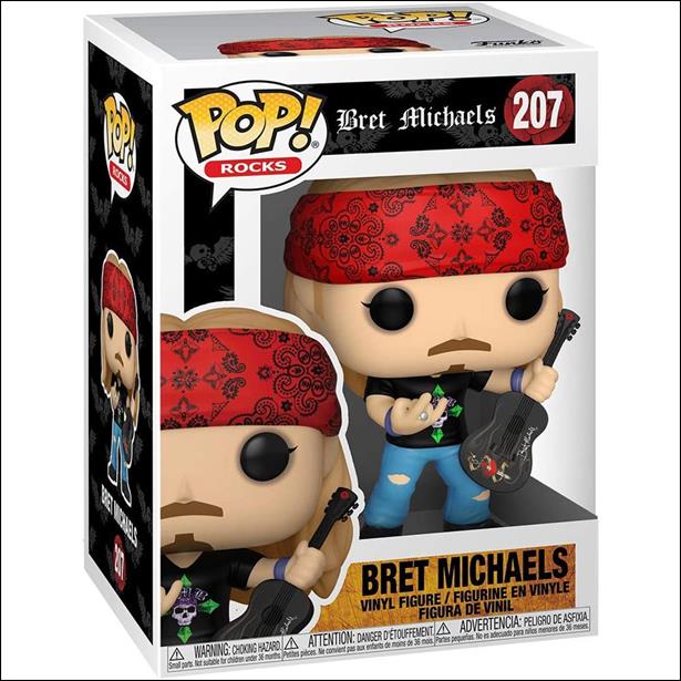 Pop! Rocks figure 207 Bret Michaels