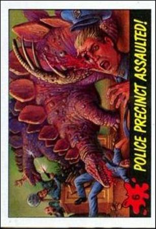 Dinosaurs Attack! (Base Set) card 6 Police Precinct Assaulted!