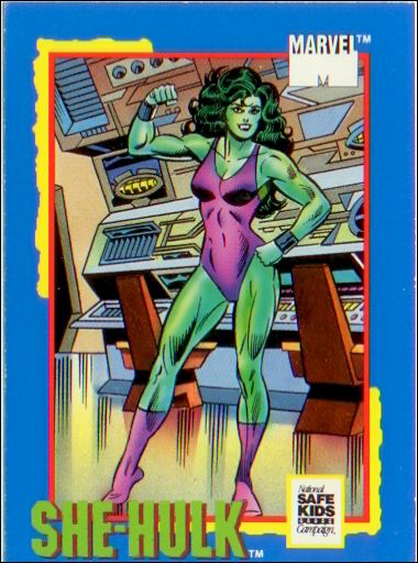 Trading Card Treats (Marvel Subset) card nn-4 She-Hulk