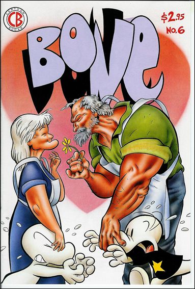 Bone (1991) issue 6-C Lavender Logo (3rd Printing)