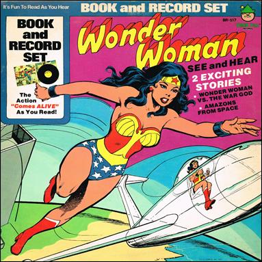 12" L.P. Deluxe Book and Record Set issue BR-517 Wonder Woman