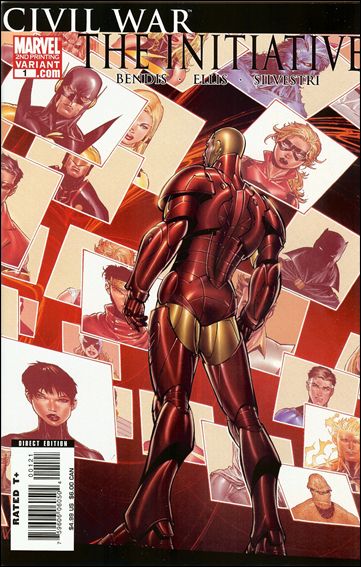 Civil War: The Initiative issue 1-B Iron Man and Monitors Cover (2nd Printing)