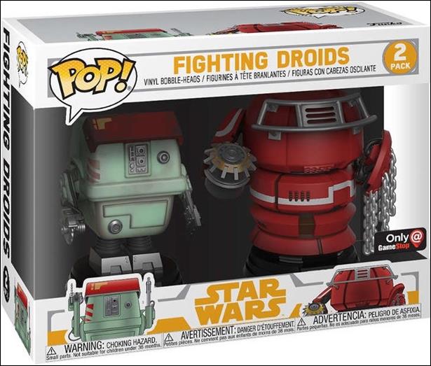POP! Star Wars Multi-Packs figure nn15 Fighting Droids 2 Pack GameStop Exclusive