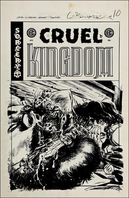 Cruel Kingdom issue 2-D Tom Fowler B&W 1:20 Cover