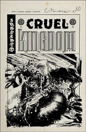 Cruel Kingdom issue 2-D Tom Fowler B&W 1:20 Cover