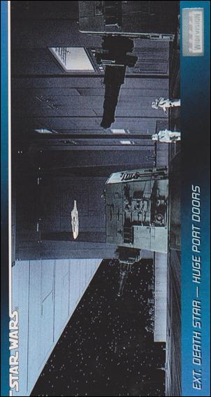 Star Wars Widevision (Base Set) card 62 Ext. Death Star - Huge Port Doors
