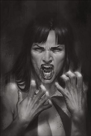 Vengeance of Vampirella (2019) issue 10-K Lucio Parrillo 1:25 Black & White Cover
