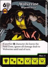 Marvel Dice Masters Amazing Spider-Man card 106 Wolverine: Regenerative