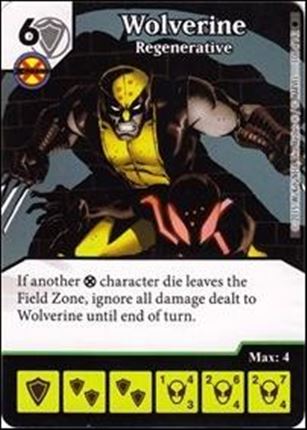 Marvel Dice Masters Amazing Spider-Man card 106 Wolverine: Regenerative