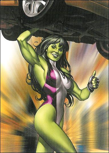 Women of Marvel (Embossed Subset) card T8 She-Hulk