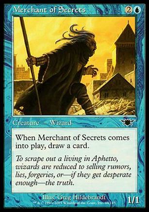 Magic the Gathering: Legions (Base Set) card 44 Merchant of Secrets