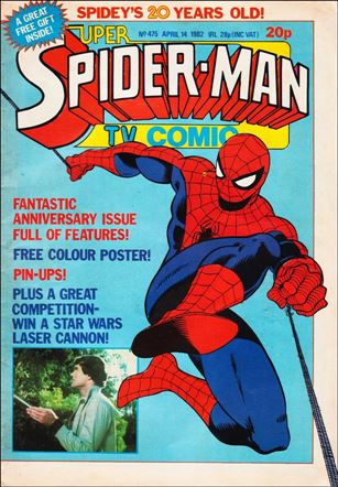 Spider-Man: Comics Weekly (UK) issue 475 Wraparound Cover