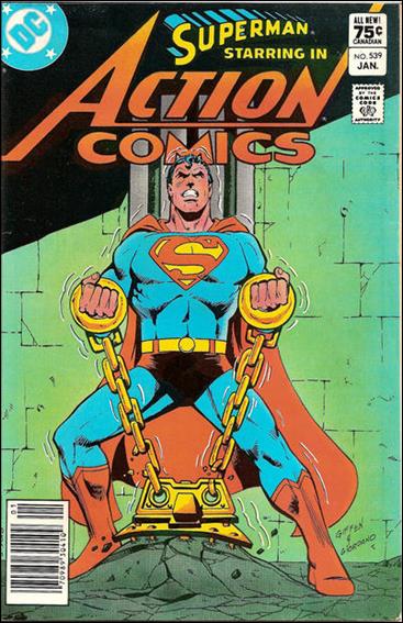 Action Comics (1938) issue 539-B Canadian Price Cover