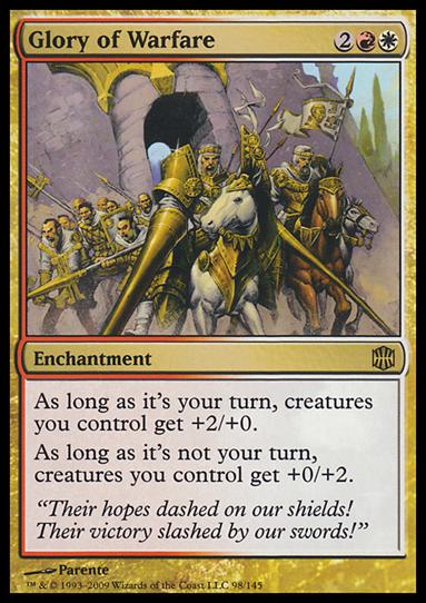Magic The Gathering: Alara Reborn (Base Set) card 98 Glory of Warfare