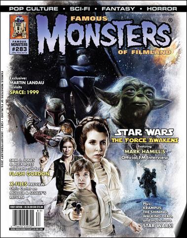 Famous Monsters of Filmland issue 283-B Star Wars Original Trilogy Newsstand Cover