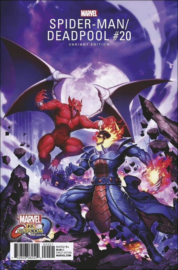 Spider-Man/Deadpool issue 20-B Genzoman Marvel vs Capcom Cover