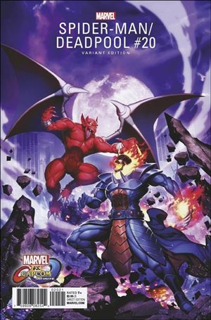 Spider-Man/Deadpool issue 20-B Genzoman Marvel vs Capcom Cover
