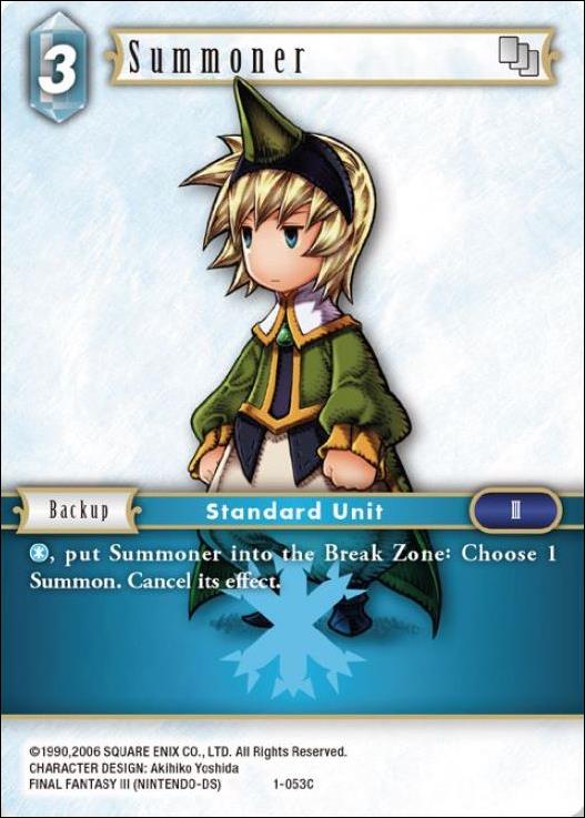 Final Fantasy Trading Card Game: Opus I (Base Set) card 053C Summoner