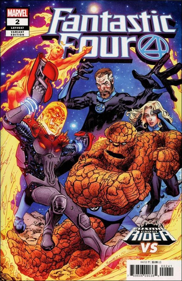 Fantastic Four (2018) issue 2-C Tom Raney Cosmic Ghost Rider Cover
