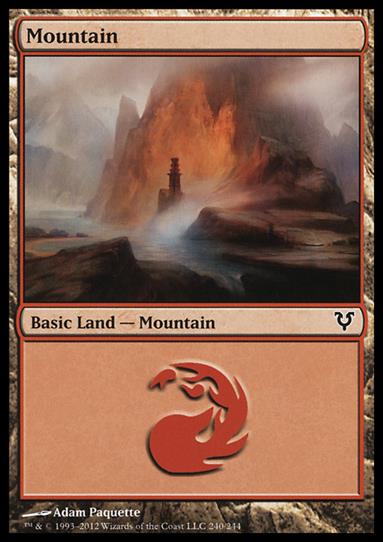 Magic the Gathering: Avacyn Restored (Base Set) card 240 Mountain
