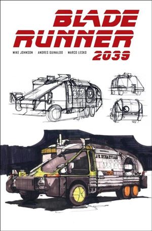 Blade Runner 2039 issue 3-C Syd Mead Cover
