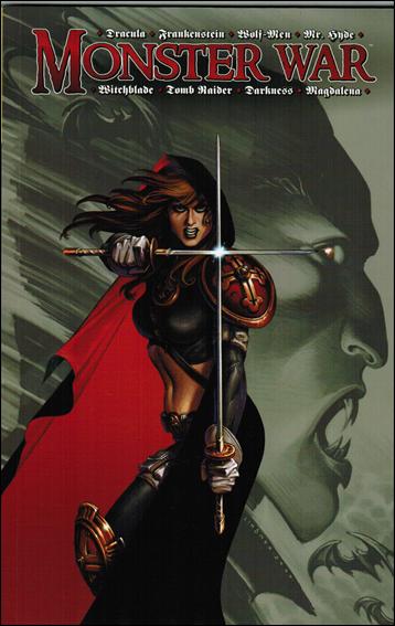 Monster War issue nn-B Joseph Michael Linsner Cover