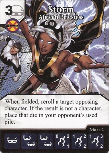 Marvel Dice Masters Avengers vs. X-Men  card 19 Storm: African Priestess
