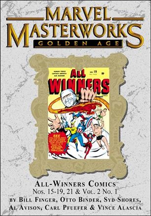 Marvel Masterworks: Golden Age All-Winners issue 4-B Marble Dust Jacket Vol 170
