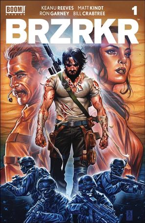 BRZRKR issue 1-D Mark Brooks Foil Cover