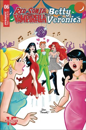 Red Sonja and Vampirella Meet Betty and Veronica issue 6-D Dan Parent Cover