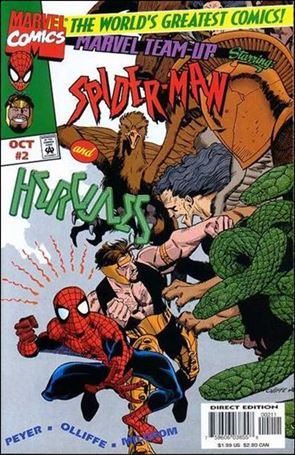 Marvel Team-Up (1997) issue 2 Fighting Cover
