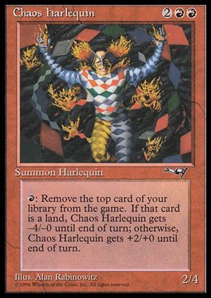 Magic the Gathering: Alliances (Base Set) card 69 Chaos Harlequin